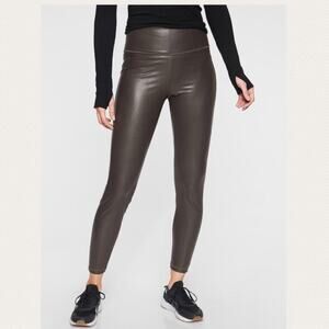 Athleta All Over Gleam Faux Leather Leggings